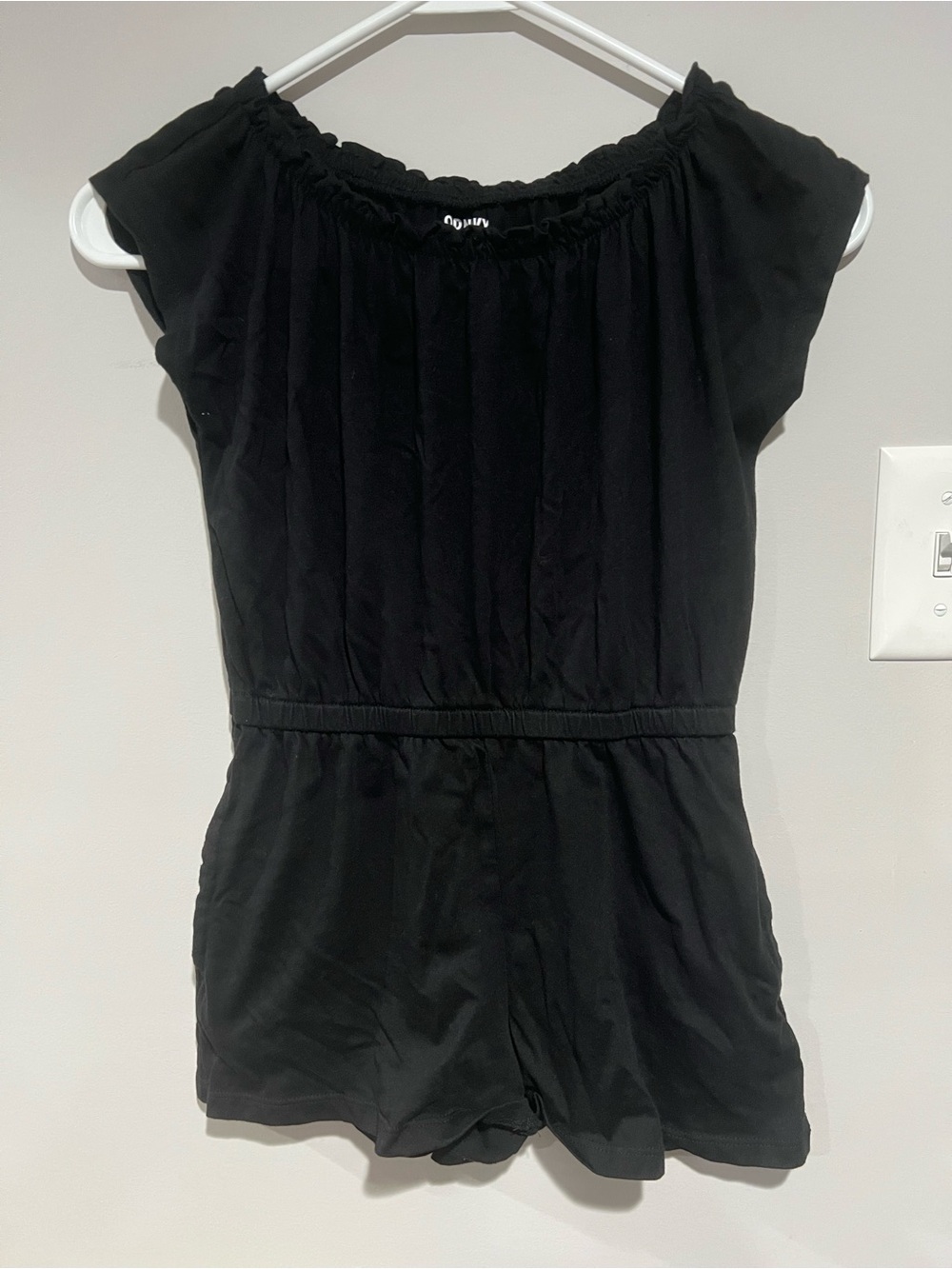 Black Girls' One-Piece Romper - Brand: Old Navy, size: M(8)
